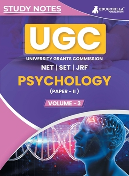 Paperback UGC NET Paper II Psychology (Vol 3) Topic-wise Notes (English Edition) A Complete Preparation Study Notes with Solved MCQs Book