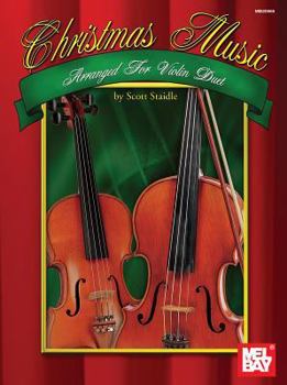 Paperback Christmas Music Arranged for Violin Duet Book