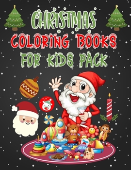 Paperback Christmas Coloring Books For Kids Pack: Christmas Coloring Books For Adults, Christmas Coloring Books For Kids Pack. 50 Pages 8.5"x 11" Book