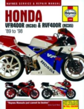 Paperback Honda VFR400 Service And Repair Manual Book