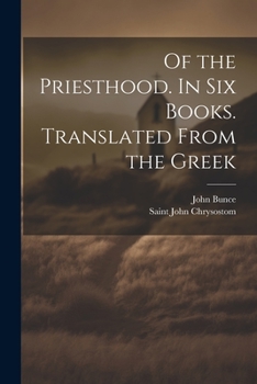 Paperback Of the Priesthood. In six Books. Translated From the Greek Book
