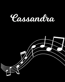 Cassandra: Sheet Music Note Manuscript Notebook Paper | Personalized Custom First Name Initial C | Musician Composer Instrument Composition Book | 12 ... Guide | Create Compose & Write Creative Songs