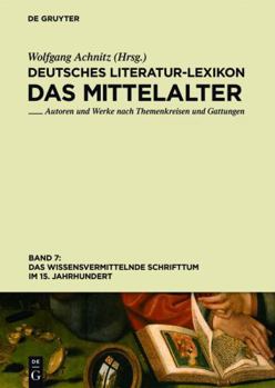 Hardcover Das Wissensvermittelnde Schrifttum Im 15; Jahrhundert [German] Book