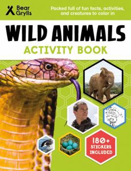 Paperback Wild Animals Activity Book