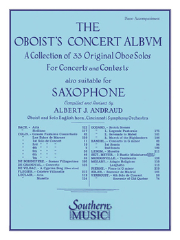 Paperback Oboist's Concert Album: Oboe Book