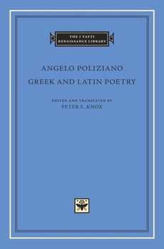 Hardcover Greek and Latin Poetry Book