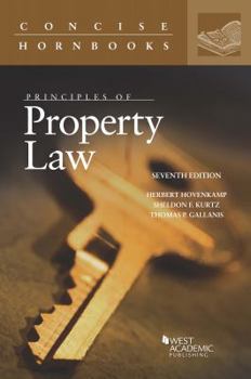 Paperback Principles of Property Law (Concise Hornbook Series) Book