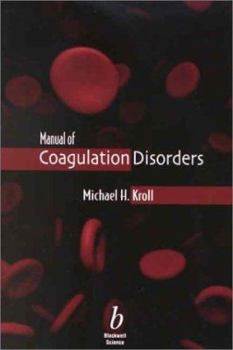 Paperback Manual of Coagulation Disorders Book