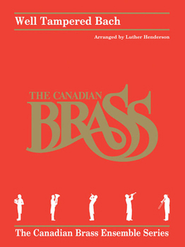 Paperback Well Tampered Bach: Brass Quintet Score and Parts Book