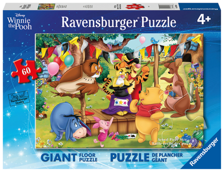 Misc. Winnie the Pooh Magic Show 60 PC Floor Puzzle Book