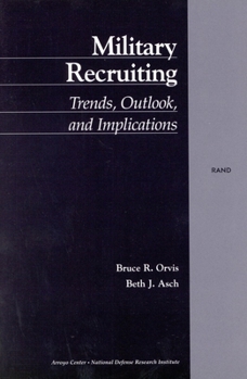 Paperback Military Recruiting: Trends, Outlook, and Implications Book