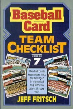Paperback Baseball Card Team Checklist Book