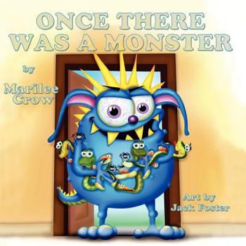 Paperback Once There Was a Monster [Large Print] Book