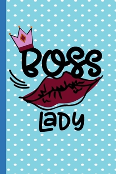 Boss Lady: Pretty Lined Blank Writing Journal for Women Entrepreneurs, Managers, Business Side Hustles- Light Blue