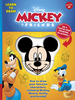 Spiral-bound Learn to Draw Disney Mickey & Friends: How to Draw Your Favorite Characters, Including Mickey, Minnie, Goofy, and Donald! Book