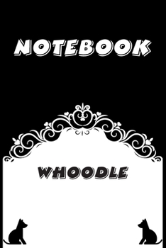 Paperback Whoodle Notebook: Black and White notebook, Decorative Journal for Whoodle Lover: Notebook /Journal Gift, Black and White,100 pages, 6x9 Book