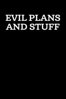 Paperback Evil Plans And Stuff: Graph Paper Notebook, 6x9 Inch, 120 pages Book