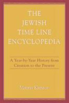Paperback The Jewish Time Line Encyclopedia Book