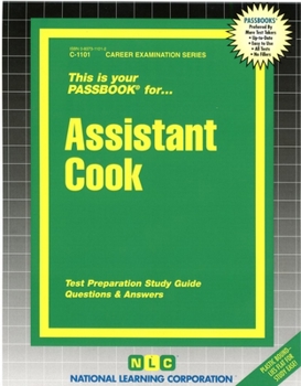 Spiral-bound Assistant Cook: Passbooks Study Guide Book