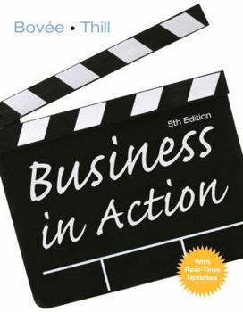 Paperback Business in Action: With Real-time Updates Book