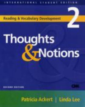 Paperback Reading & Vocabulary Development. 2, Thoughts & Notions Book