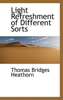 Paperback Light Refreshment of Different Sorts Book