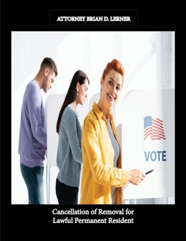 Paperback Cancellation of Removal for Lawful Permanent Resident Book