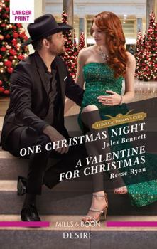 Paperback One Christmas Night/A Valentine for Christmas Book