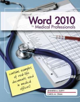Paperback Microsoft Word 2010 for Medical Professionals Book