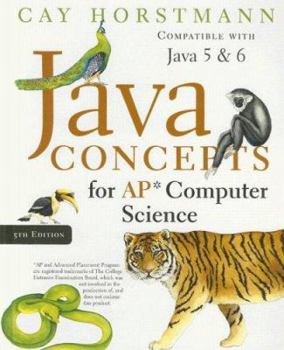 Hardcover Java Concepts for AP Computer Science Book