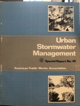 Paperback Urban Stormwater Management Book