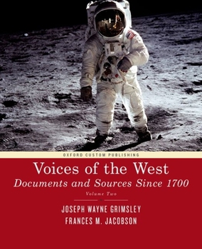 Paperback Voices of the West Volume Two: Since 1350 Book