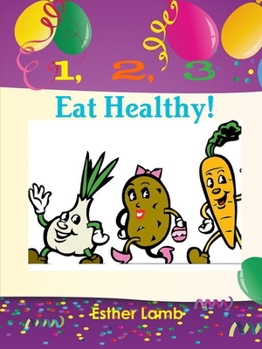 Paperback 1,2,3, Eat Healthy! Book