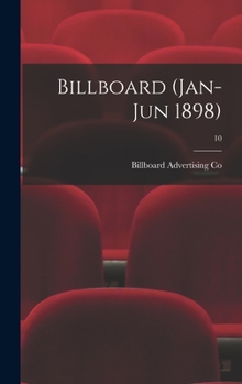 Hardcover Billboard (Jan-Jun 1898); 10 Book