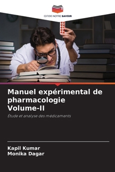 Paperback Manuel expérimental de pharmacologie Volume-II [French] Book