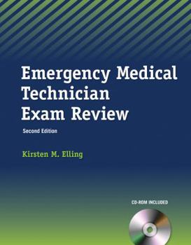 Paperback Emergency Medical Technician Exam Review [With CDROM] Book