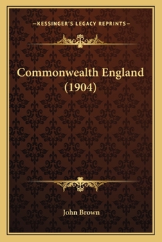 Paperback Commonwealth England (1904) Book