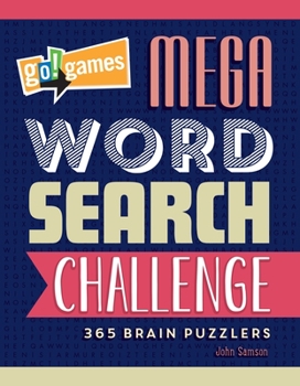 Paperback Go!Games Mega Word Search Challenge Book