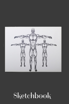 Sketchbook: Anatomy Design - A 6x9 sketchpad with 100 blank pages to draw, sketch, doodle or whatever.