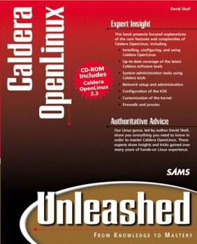 Paperback Caldera OpenLinux 2.3 Unleashed Book