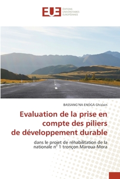 Paperback Evaluation de la prise en compte des piliers de développement durable [French] Book
