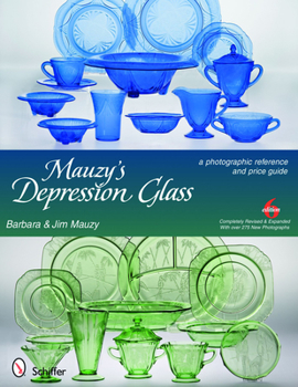 Hardcover Mauzy's Depression Glass: A Photographic Reference with Prices Book