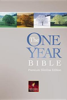 Hardcover One Year Bible-Nlt-Premium Slimline Book