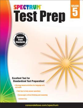 Paperback Spectrum Test Prep, Grade 5 Book
