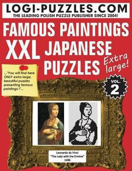 Paperback XXL Japanese Puzzles: Famous Paintings Book