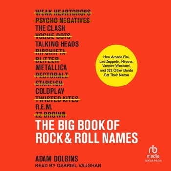 MP3 CD The Big Book of Rock & Roll Names: How Arcade Fire, Led Zeppelin, Nirvana, Vampire Weekend, and 532 Other Bands Got Their Names Book
