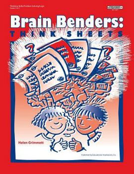Paperback Brain Benders: Think Sheets, Grades 3-5 Book