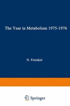 Paperback The Year in Metabolism 1975-1976 Book