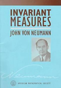 Paperback Invariant Measures Book
