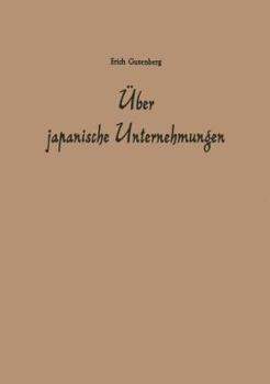 Paperback Über Japanische Unternehmungen [German] Book